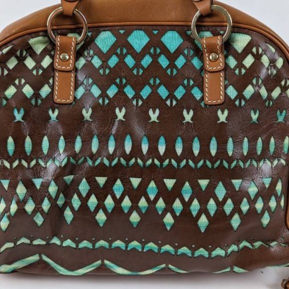 461. NWT Missoni Designer Leather Cutout Shoulder Bag - Picture 6 of 13